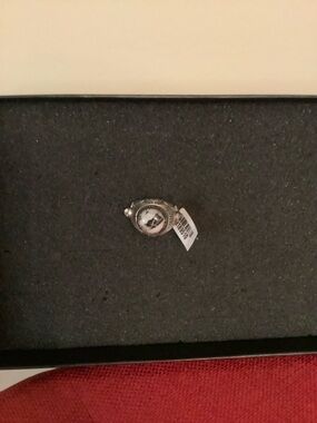 Sterling Silver White Buffalo Turquoise 3 stone Ring - Elegant Artisan crafted